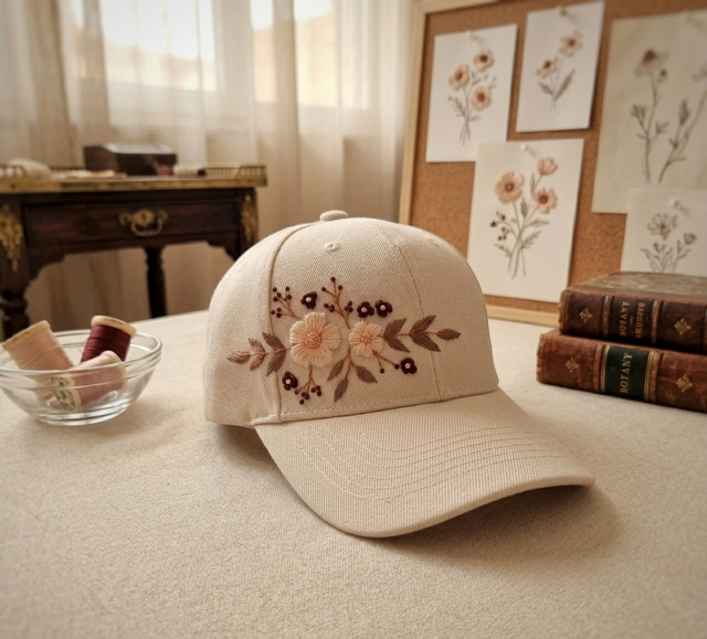 کلاه بیسبالی گلدوزی شده
