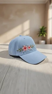 کلاه بیسبالی گلدوزی شده با دست